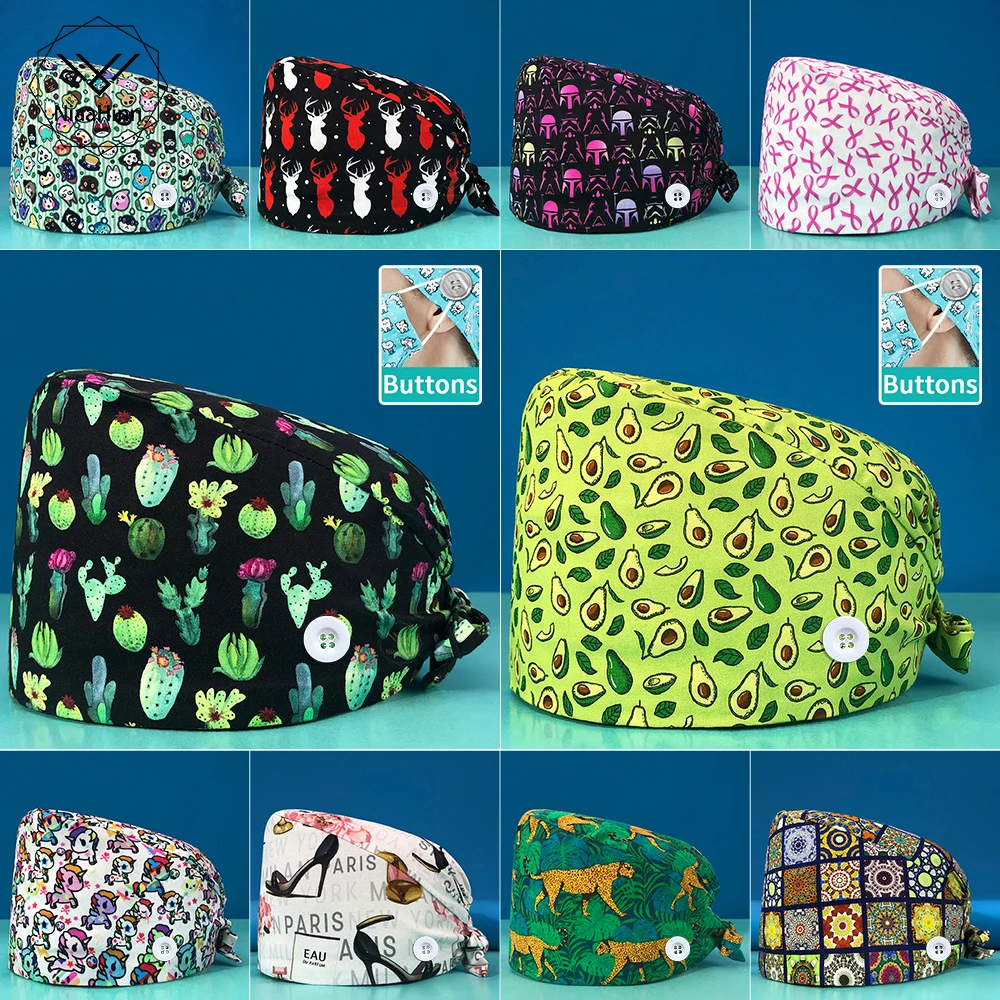 Nutritionist Medical Uniform Accessories Hospital Work Caps Cartoon Fruit Printing Orchard Worker Dustproof and Dirty Scrubs Hat
Nutritionist Medical Uniform Accessories Hospital Work Caps Cartoon Fruit Printing Orchard Worker Dustproof and Dirty Scrubs Hat