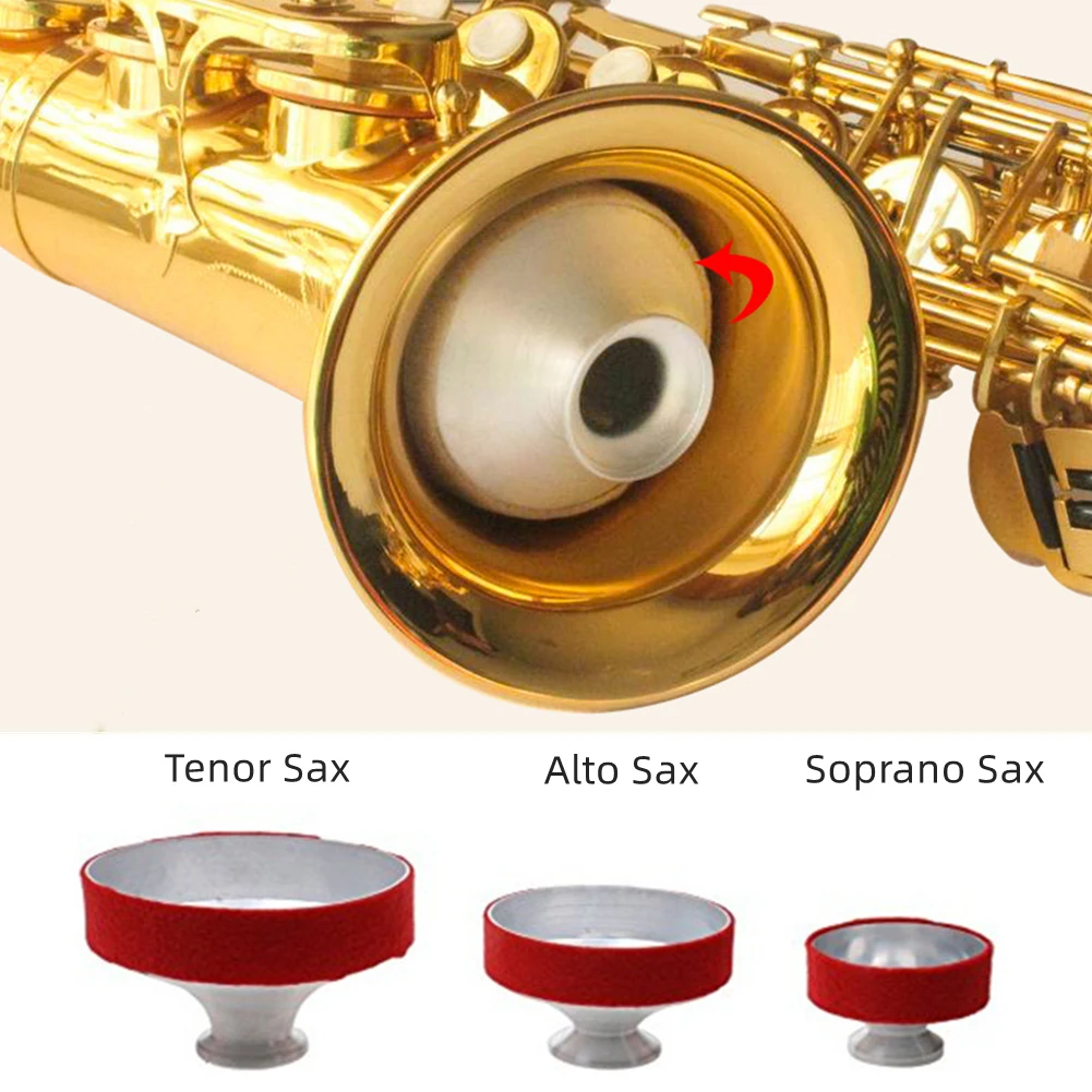 Alto Tenor Soprano Saxophone Mute Woodwind Accessories Sax Silencer Accessory Round Light-weight Musical Buffer Woodwind
Alto Tenor Soprano Saxophone Mute Woodwind Accessories Sax Silencer Accessory Round Light-weight Musical Buffer Woodwind