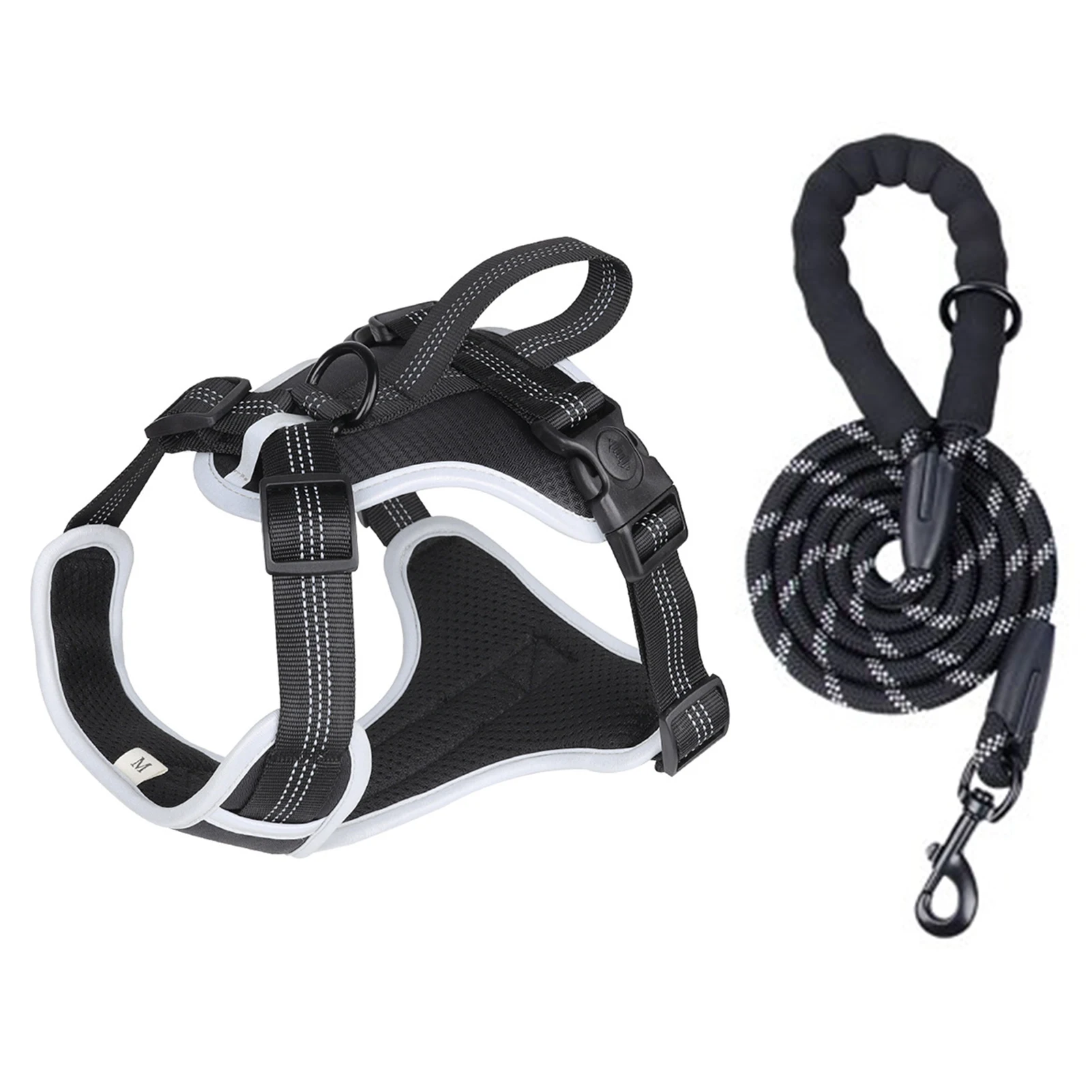 Dog Harness Training Handle Night Walking Reflective Adjustable Pet Supplies With Leash D-Ring Vest Outdoor Comfortable No Pull
Dog Harness Training Handle Night Walking Reflective Adjustable Pet Supplies With Leash D-Ring Vest Outdoor Comfortable No Pull