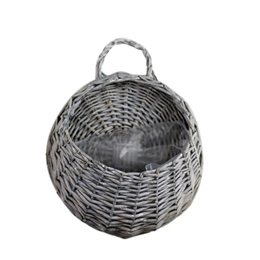 Hot Sale 1 Pcs Brand New Rattan Basket Flower Basket Fence Handmade 23*18cm DIY Decoration Door Hanging Ornament
Hot Sale 1 Pcs Brand New Rattan Basket Flower Basket Fence Handmade 23*18cm DIY Decoration Door Hanging Ornament