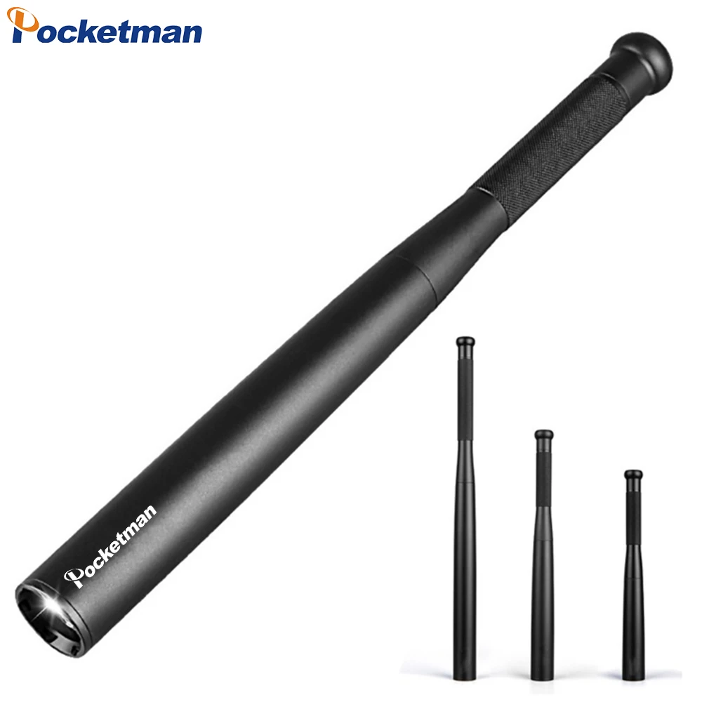 

Portable Baseball Bat LED Flashlight Aluminium Alloy High Lumens Flashlights Patrol Flashlight Torch for Emergency Self Defense