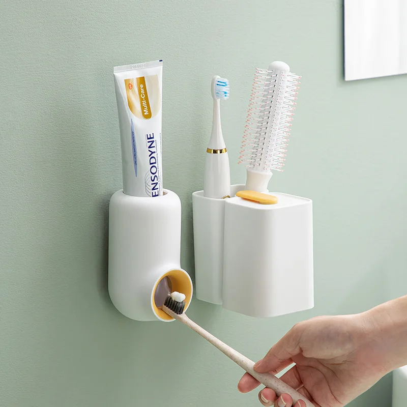 Contrast Color Periscope Washing Set Bathroom Supplies Toothpaste Rack Punch-Free Automatic Toothpaste Dispenser
Contrast Color Periscope Washing Set Bathroom Supplies Toothpaste Rack Punch-Free Automatic Toothpaste Dispenser