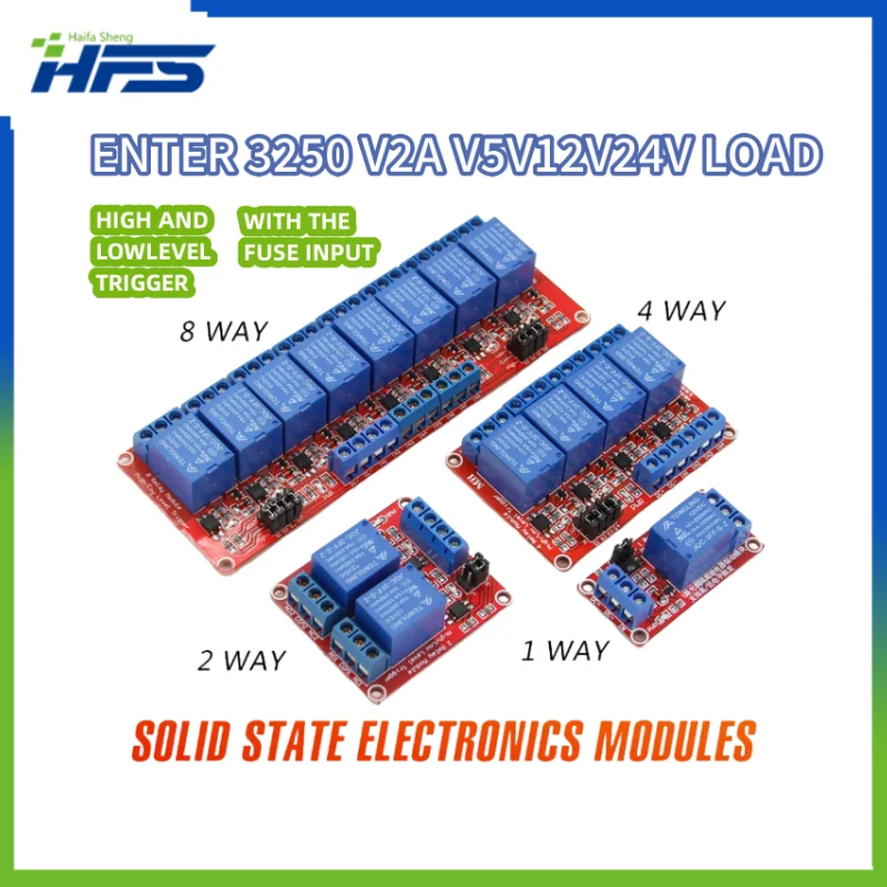 24V 1 2 4 8 Channel 4 Road Relay Module with Optocoupler Isolation Supports High and Low Trigger
24V 1 2 4 8 Channel 4 Road Relay Module with Optocoupler Isolation Supports High and Low Trigger