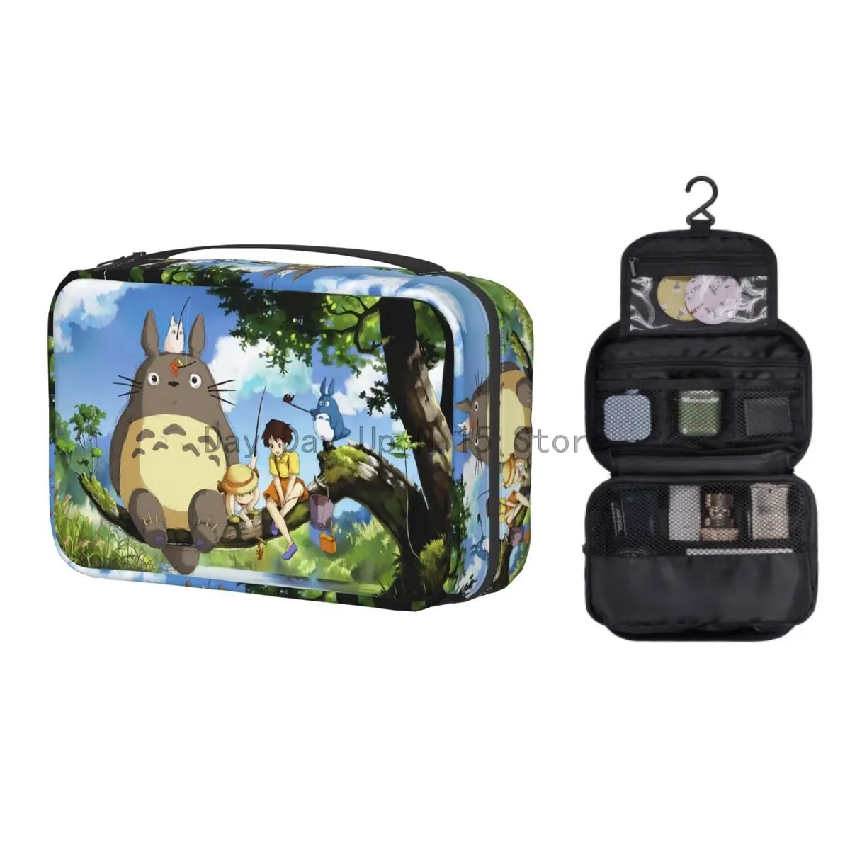 Cute VGhibli Mouth Face Mask Totoro Travel Toiletry Bag for Women Hanging Cosmetic Makeup Organizer Dopp Kit
Cute VGhibli Mouth Face Mask Totoro Travel Toiletry Bag for Women Hanging Cosmetic Makeup Organizer Dopp Kit