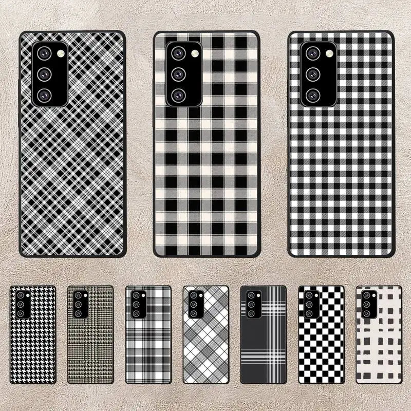 Black White Plaid Phone Case For Oppo Reno Realme C3 6Pro Cover For Vivo Y91C Y17 Y19 Funda Capa
Black White Plaid Phone Case For Oppo Reno Realme C3 6Pro Cover For Vivo Y91C Y17 Y19 Funda Capa