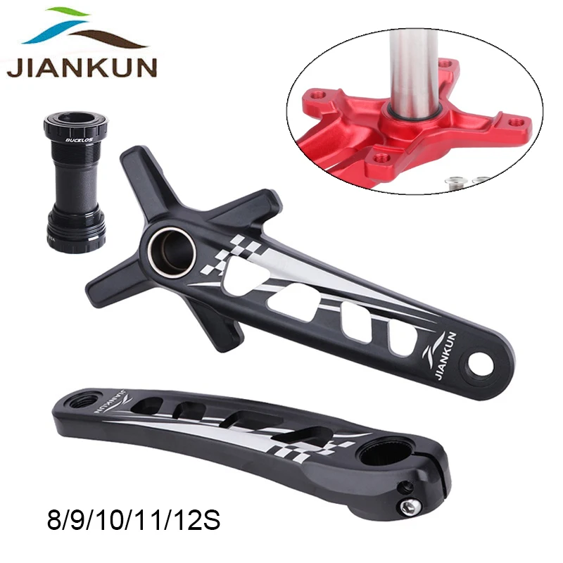 MTB Integrated Crank 104BCD MTB Cranks 8/9/10/11/12 Speed Hollow Bike Crank 68mm Bottom Bracket Bicycle Crankset Part
MTB Integrated Crank 104BCD MTB Cranks 8/9/10/11/12 Speed Hollow Bike Crank 68mm Bottom Bracket Bicycle Crankset Part