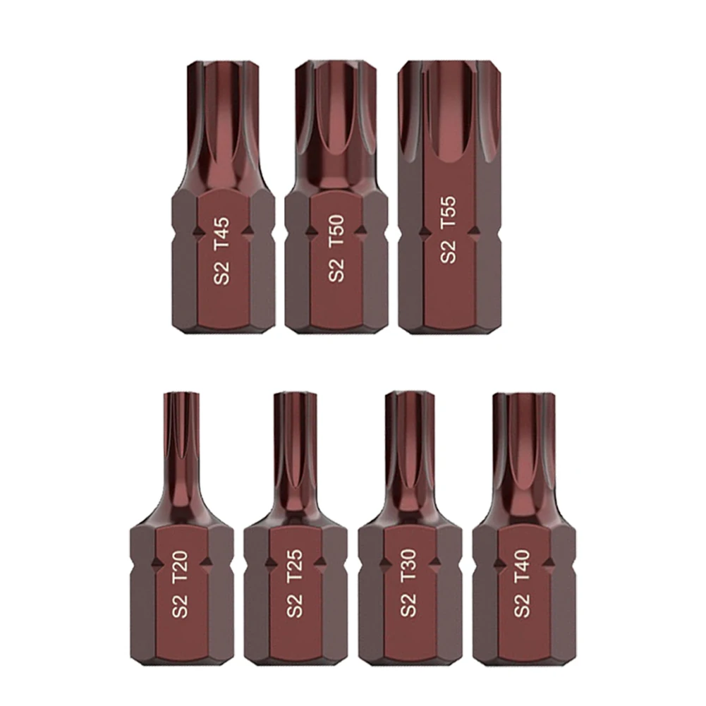 1PC Torx Star Screwdriver Bits Hex Shank T20/T25/T30/T40/T45/T50/T55 Impact Driver Magnetic Anti Slip Electric Hex
1PC Torx Star Screwdriver Bits Hex Shank T20/T25/T30/T40/T45/T50/T55 Impact Driver Magnetic Anti Slip Electric Hex