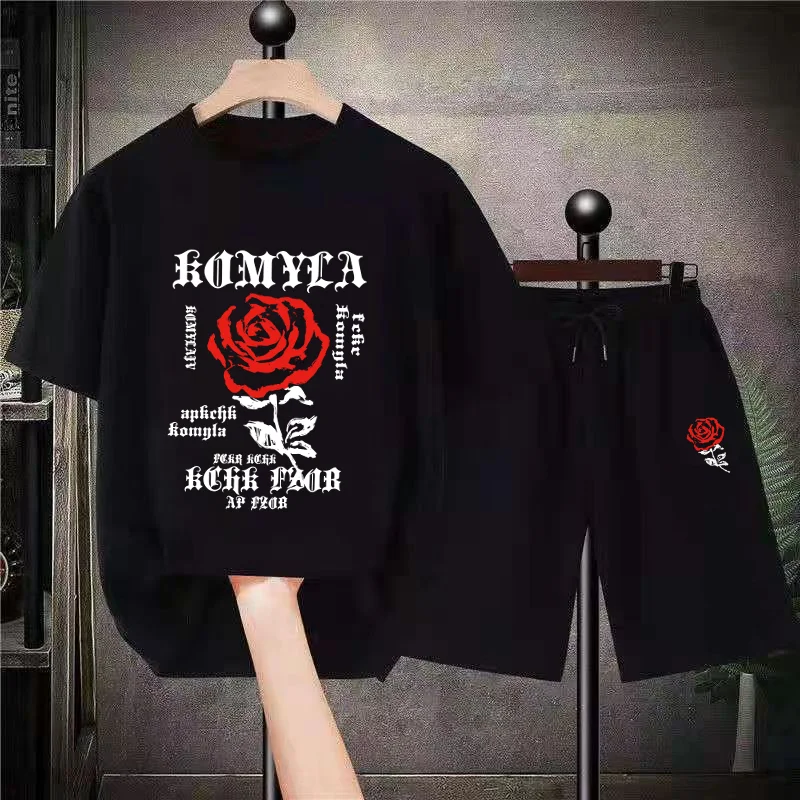 Rose Graphic Short Sets Cotton Unisex Oversized T-shirt Shorts Men Outfit Casual Hawaii Women Tops Aesthetic Quality Tee 4XL
Rose Graphic Short Sets Cotton Unisex Oversized T-shirt Shorts Men Outfit Casual Hawaii Women Tops Aesthetic Quality Tee 4XL