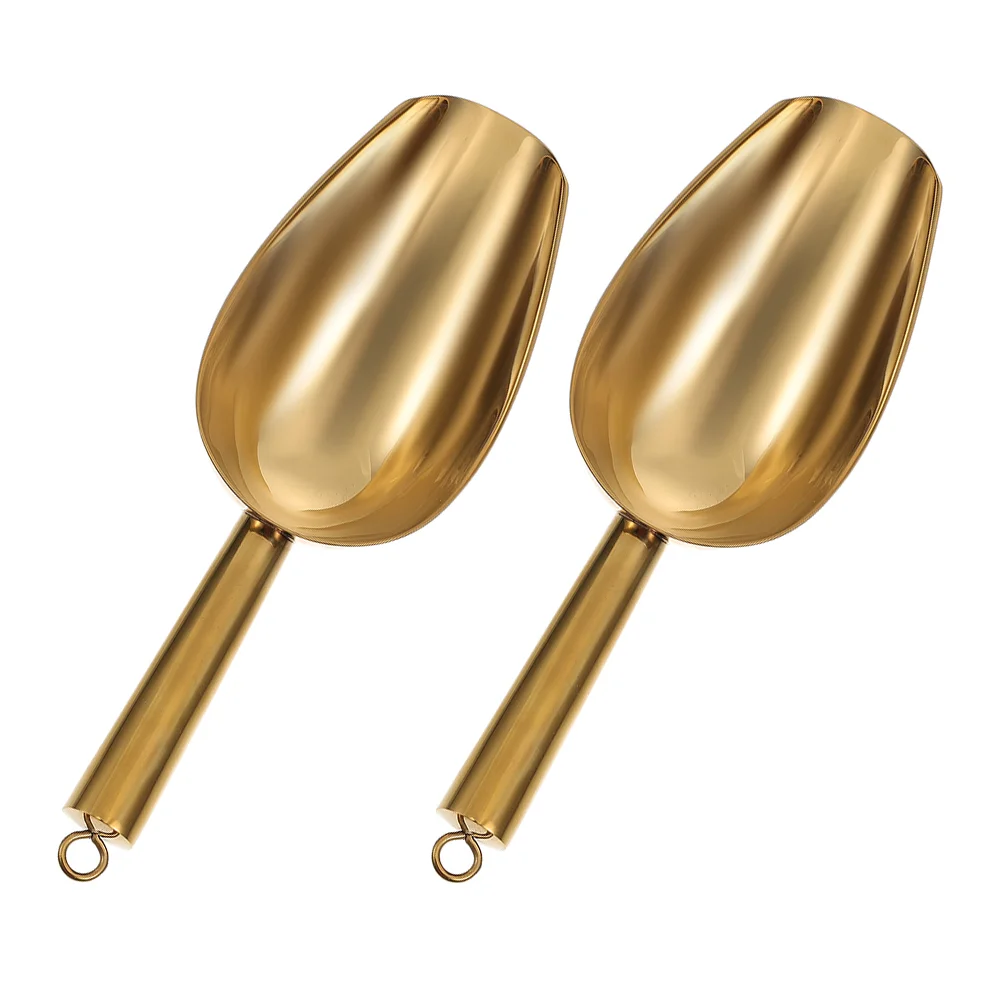2 Pcs Cracked Ice Kitchen Flour Utensil Stainless Ice Bar Ice Scoops Ice Flour Snack Scooper Household Ice Scoop
2 Pcs Cracked Ice Kitchen Flour Utensil Stainless Ice Bar Ice Scoops Ice Flour Snack Scooper Household Ice Scoop