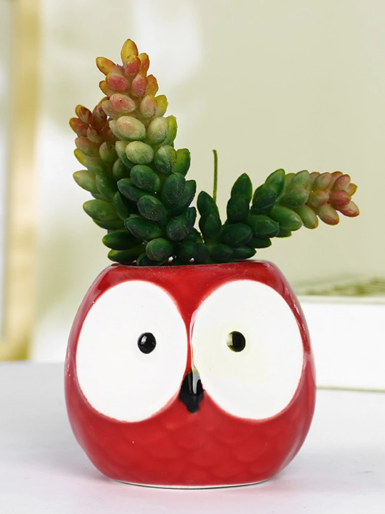 Ceramic Owl Pots Succulent Pots Home Decorations Ceramic Bonsai Vases Decorative Ceramics Home Decorations macetero vintage
Ceramic Owl Pots Succulent Pots Home Decorations Ceramic Bonsai Vases Decorative Ceramics Home Decorations macetero vintage