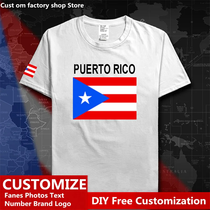 Puerto Rico Country Flag T shirt Free Custom Jersey DIY Name Number LOGO 100% Cotton T-shirts Men Women Loose Casual T-shirt
Puerto Rico Country Flag T shirt Free Custom Jersey DIY Name Number LOGO 100% Cotton T-shirts Men Women Loose Casual T-shirt