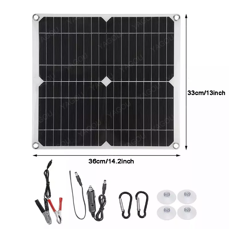 200W Solar Panel Kit Complete 12V Solar Plate 60A Controller Cell Battery Charger Dual USB Solar Energy Systems Boat Power Bank
200W Solar Panel Kit Complete 12V Solar Plate 60A Controller Cell Battery Charger Dual USB Solar Energy Systems Boat Power Bank
