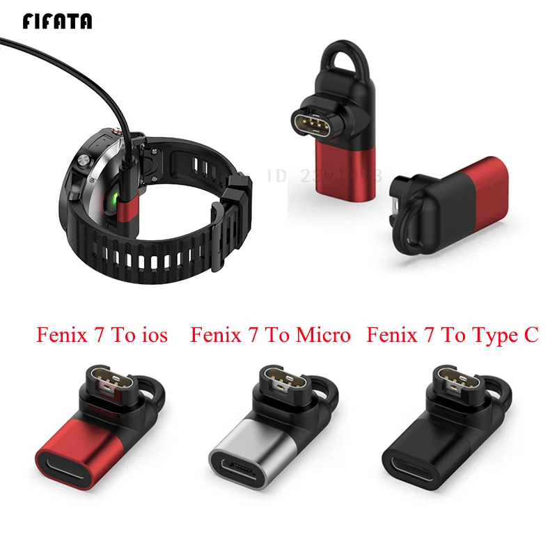 Адаптер зарядного устройства для смарт-часов FIFATA 4 Pin USB Type C/Micro/ios для Garmin Fenix 7/6/5 Vivoactive3/4/ Instinct forerunner945
Адаптер зарядного устройства для смарт-часов FIFATA 4 Pin USB Type C/Micro/ios для Garmin Fenix 7/6/5 Vivoactive3/4/ Instinct forerunner945