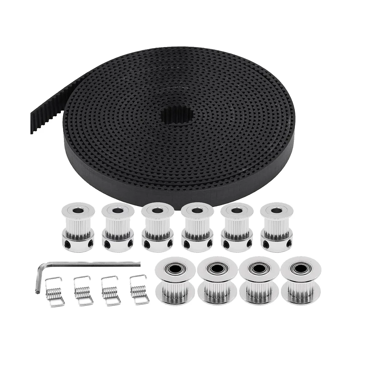 5M GT2 Timing Belt 10mm Width 20 Teeth 5mm Bore Timing Pulley Wheel +20 Tooth Bore 5mm Idler Tensioner Spring Torsion
5M GT2 Timing Belt 10mm Width 20 Teeth 5mm Bore Timing Pulley Wheel +20 Tooth Bore 5mm Idler Tensioner Spring Torsion