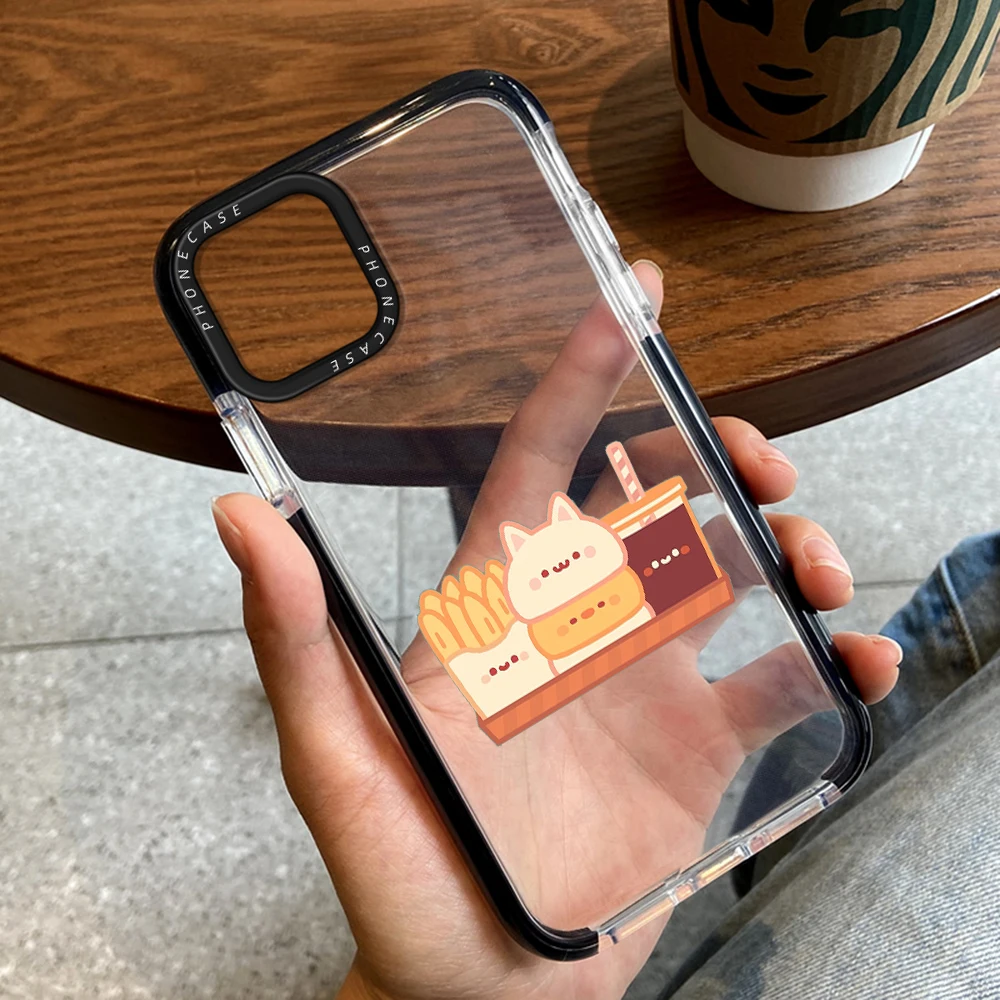 Cartoon Cute Food Phone Case for iPhone 14ProMax 14Plus 13 12 11 Pro Max Transparent Soft Silicone Bumper Fundas Luxury Capas
Cartoon Cute Food Phone Case for iPhone 14ProMax 14Plus 13 12 11 Pro Max Transparent Soft Silicone Bumper Fundas Luxury Capas
