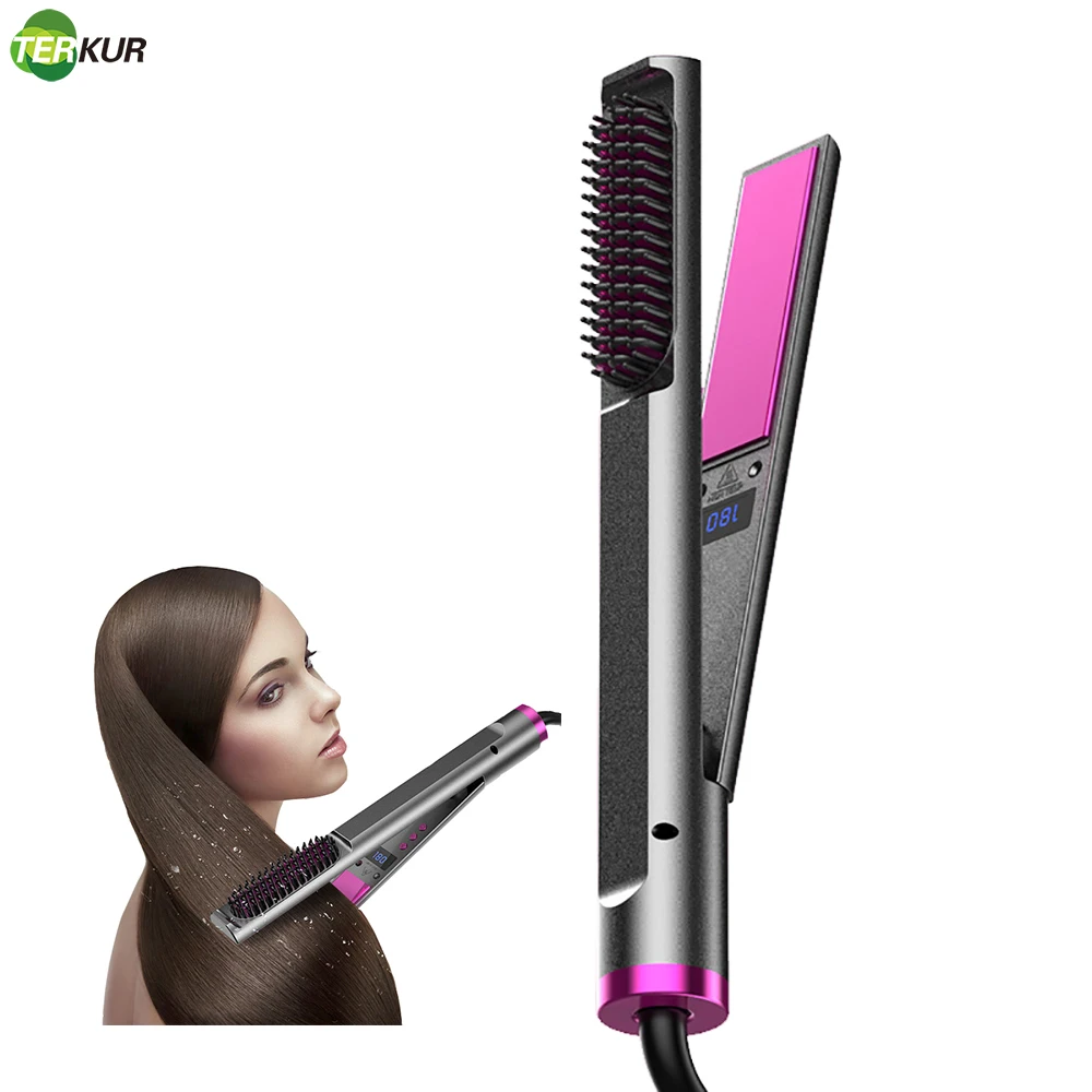 3 in 1 Hair Straightener For Travel Professional Large Ceramic PTC Heating Flat Irons Four-gear Temperature Adjustment Ionic 60W
3 in 1 Hair Straightener For Travel Professional Large Ceramic PTC Heating Flat Irons Four-gear Temperature Adjustment Ionic 60W