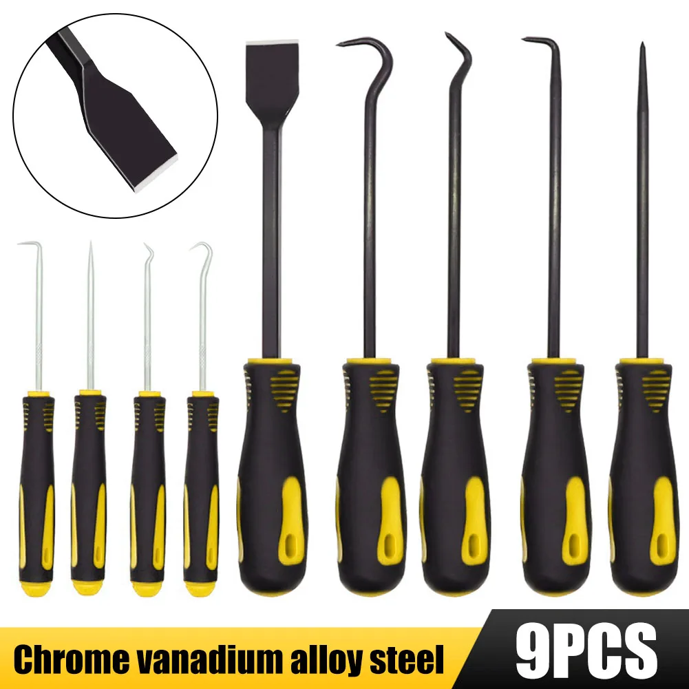 9Pcs Car Auto Vehicle Oil Seal Screwdrivers Set Car O-Ring Seal Gasket Puller Remover Pick Hooks Tools Car Remover Tools Kit
9Pcs Car Auto Vehicle Oil Seal Screwdrivers Set Car O-Ring Seal Gasket Puller Remover Pick Hooks Tools Car Remover Tools Kit