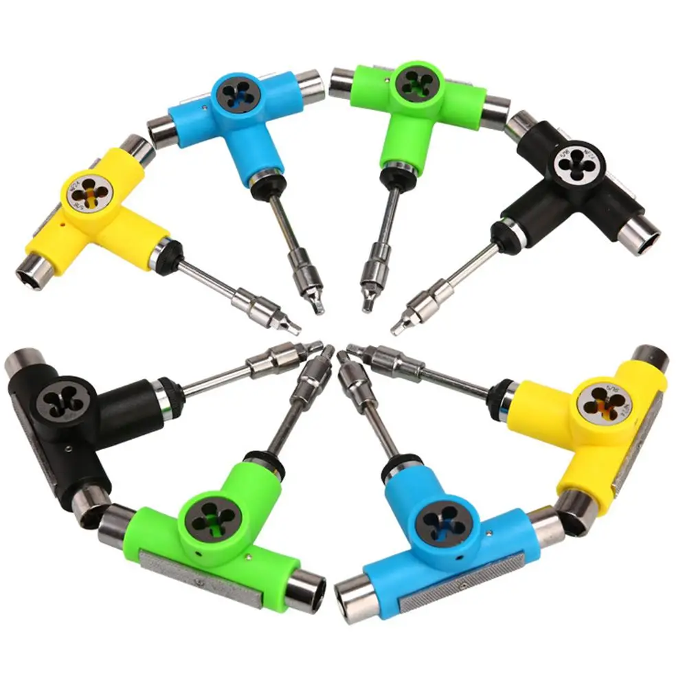 High Quality Multi-Function Universal Repair Tools Skateboard Wrench Screwdriver Skateboard Tool Roller Skate Tool
High Quality Multi-Function Universal Repair Tools Skateboard Wrench Screwdriver Skateboard Tool Roller Skate Tool