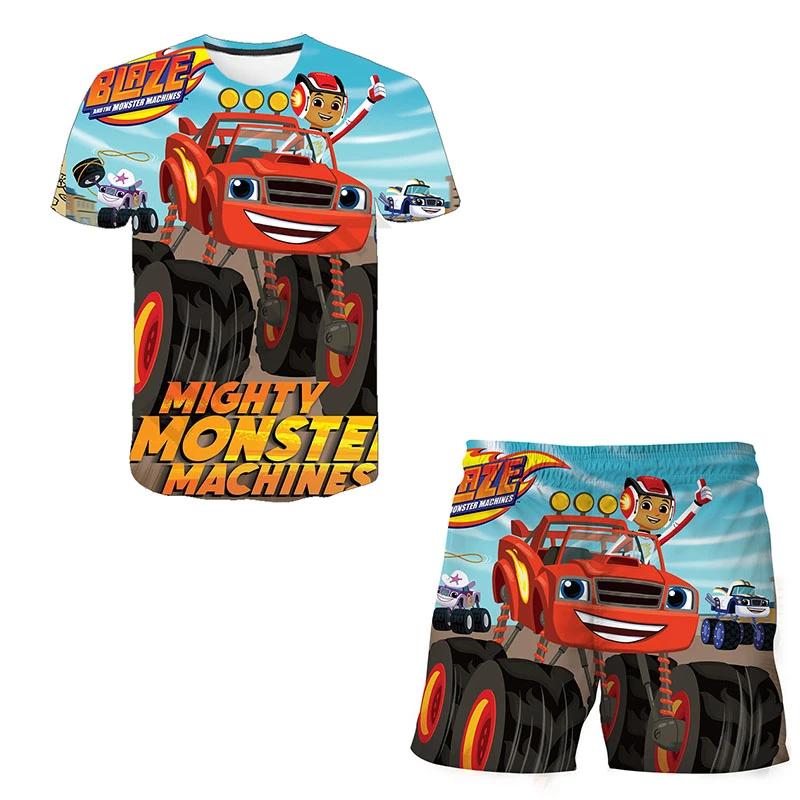 Summer Cartoon Flame Tanks T-shirt+Pants Set Baby Boys Girls Clothes Set Kids Clothes Suit Children's Short Sleeve + Shorts Suit
Summer Cartoon Flame Tanks T-shirt+Pants Set Baby Boys Girls Clothes Set Kids Clothes Suit Children's Short Sleeve + Shorts Suit