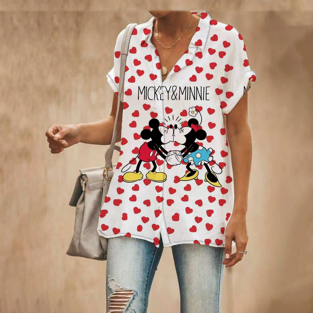 Summer 2022 New Disney Branded Casual Short Sleeve Shirt Mickey and Minnie Anime Harajuku Style 3D Printed Kawaii Slim Top y2k
Summer 2022 New Disney Branded Casual Short Sleeve Shirt Mickey and Minnie Anime Harajuku Style 3D Printed Kawaii Slim Top y2k