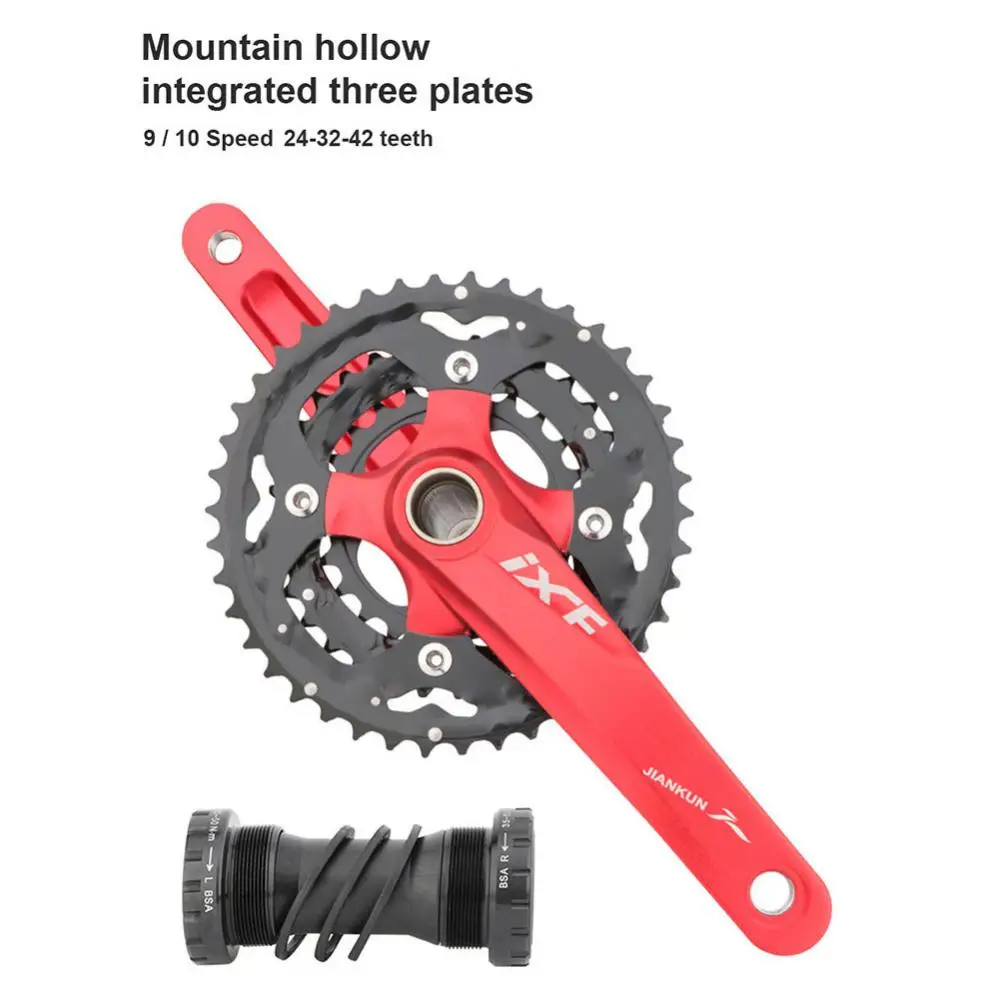 Bicycle Crank Chainwheel High Carbon Steel 9/10 Speed 27/30 Speed With Bb Sets 170mm Chainring Bolts Bike Crank Set Removable
Bicycle Crank Chainwheel High Carbon Steel 9/10 Speed 27/30 Speed With Bb Sets 170mm Chainring Bolts Bike Crank Set Removable