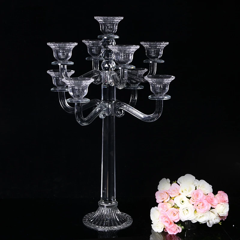 Crystal Candelabra 9 Heads 60cm Height Candle Holder Glass Centre Table Wedding Decoration
Crystal Candelabra 9 Heads 60cm Height Candle Holder Glass Centre Table Wedding Decoration