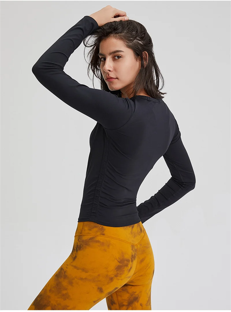 LULU YOU WANT 2022 Side Folds Slim Fit Yoga Athletic Workout Shirts Sportwear Stretch Naked Feel Fitnes Long Sleeve Shirt
LULU YOU WANT 2022 Side Folds Slim Fit Yoga Athletic Workout Shirts Sportwear Stretch Naked Feel Fitnes Long Sleeve Shirt