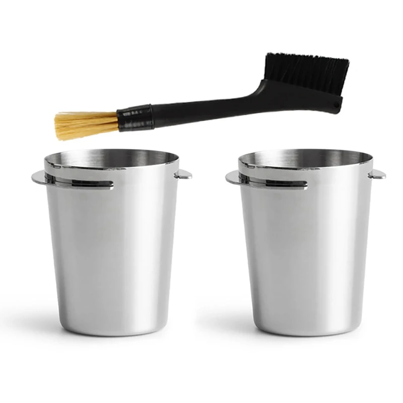 58mm Stainless Steel Dosing Cup Set, Coffee Sniffing Mug with Coffee Cleaning Brush, Coffee Powder Feeder
58mm Stainless Steel Dosing Cup Set, Coffee Sniffing Mug with Coffee Cleaning Brush, Coffee Powder Feeder