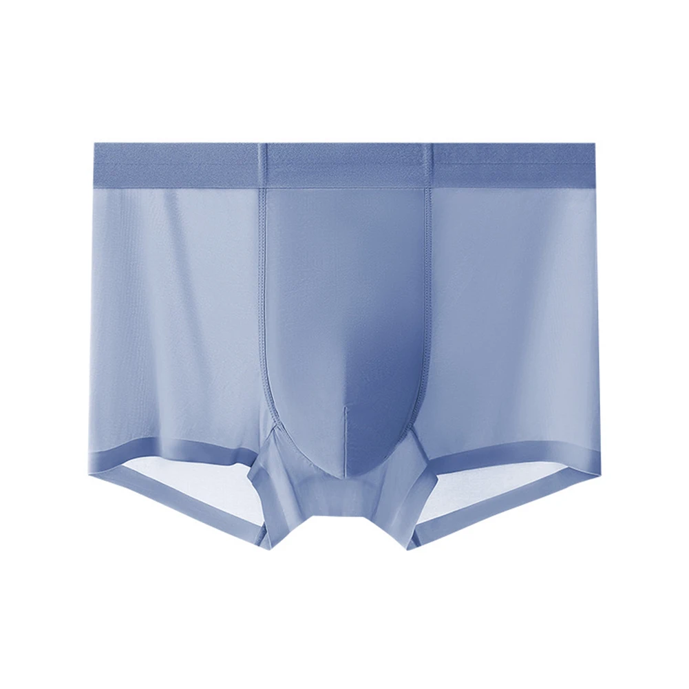 Mens Ice Silk Boxer Transparent U Pouch Briefs Mesh Sheer Ultra Thin Trunks Soft Breathable Underpants Summer Swim Underwear
Mens Ice Silk Boxer Transparent U Pouch Briefs Mesh Sheer Ultra Thin Trunks Soft Breathable Underpants Summer Swim Underwear