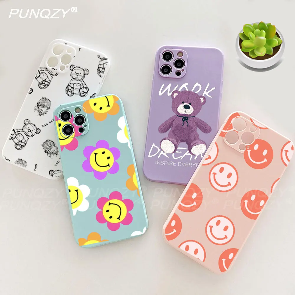 Cute girl gifts bear smiley phone Case For iphone 13 PRO max 11 Pro Max 12 pro max 7 7S 6 6s 8 Plus X XR XS MAX SE Soft TPU Case
Cute girl gifts bear smiley phone Case For iphone 13 PRO max 11 Pro Max 12 pro max 7 7S 6 6s 8 Plus X XR XS MAX SE Soft TPU Case
