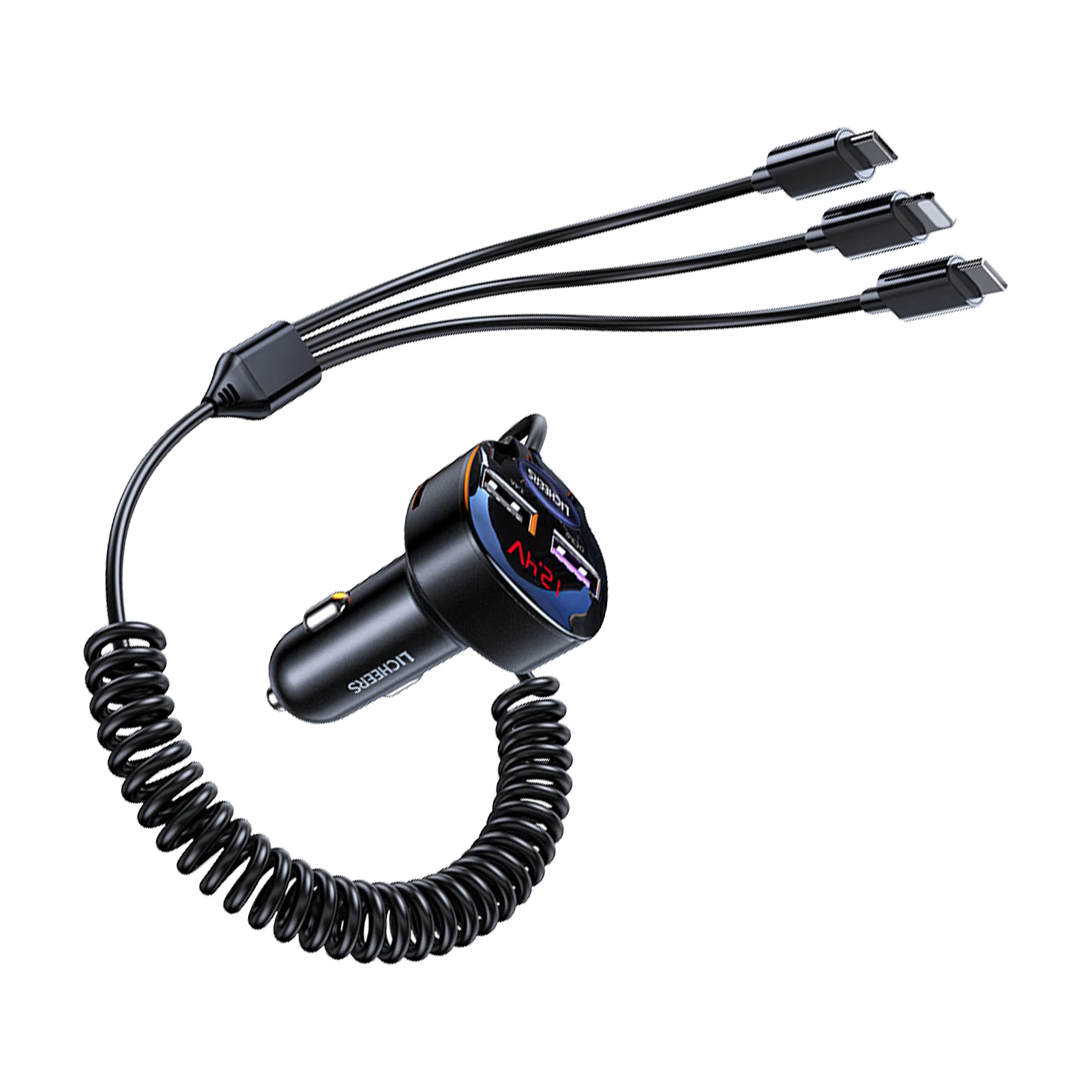 55W USB C Car Charger 6-in-1 Super Fast Car Charger USB C Cigarettes Lighter Adapter Fast Charging Dual Port Digital Display
55W USB C Car Charger 6-in-1 Super Fast Car Charger USB C Cigarettes Lighter Adapter Fast Charging Dual Port Digital Display