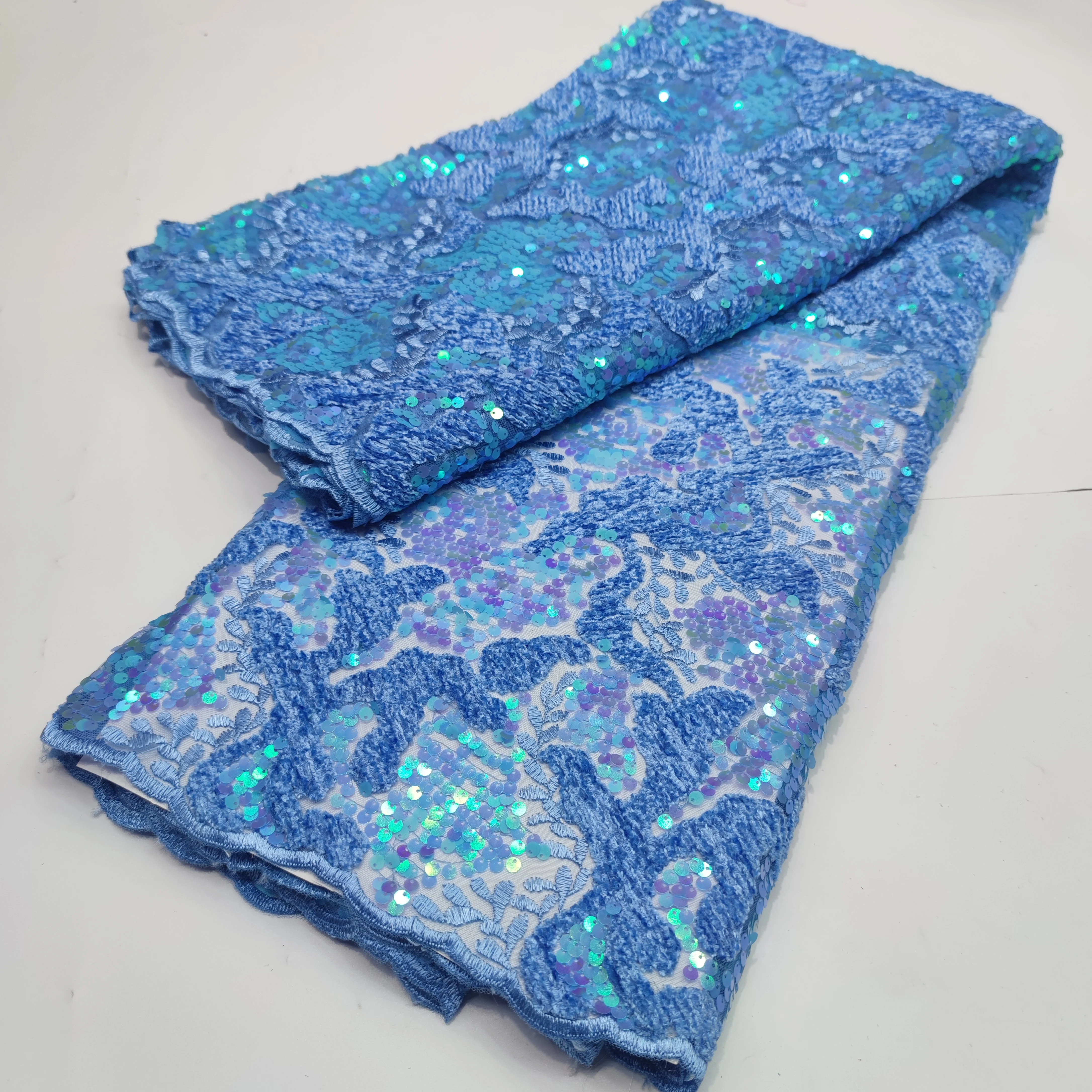 African Lace Fabric High Quality 2022 Sequins Net Tulle Lace Fabric 5 Yards Nigeria Embroidery Material For Wedding Party Dress
African Lace Fabric High Quality 2022 Sequins Net Tulle Lace Fabric 5 Yards Nigeria Embroidery Material For Wedding Party Dress