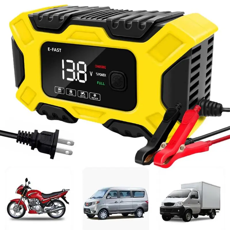 Battery Charger Marine Battery Charger For Car 12V Battery Charger Automatic Smart Battery Charger With LED Digital Display For
Battery Charger Marine Battery Charger For Car 12V Battery Charger Automatic Smart Battery Charger With LED Digital Display For