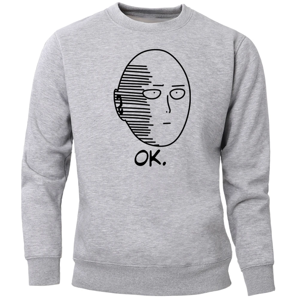 One Punch Man Sweatshirt Men OK Saitama Crewneck Sweatshirts Hoodies Winter Jumper Warm Funny Japan Anime Streetwear Sportswear
One Punch Man Sweatshirt Men OK Saitama Crewneck Sweatshirts Hoodies Winter Jumper Warm Funny Japan Anime Streetwear Sportswear