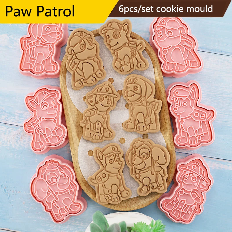 6pcs/set PAW Patrol Cartoon 3d Biscuit Mold Cake Mold Cookie Cutter Set Cookie Stamp Baking Cookie Decorating
6pcs/set PAW Patrol Cartoon 3d Biscuit Mold Cake Mold Cookie Cutter Set Cookie Stamp Baking Cookie Decorating