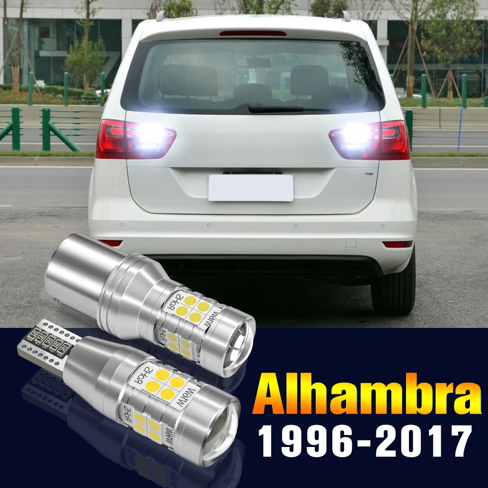 

2pcs LED Reverse Light Bulb Backup Lamp For Seat Alhambra MK1 7V8 7V9 MK2 710 711 1996-2017 2011 2012 2013 2014 2015 Accessories