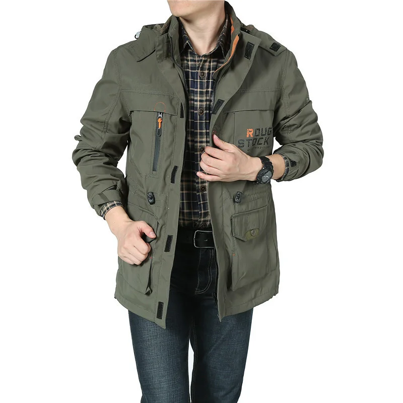 Men Army Military Jacket Breathable Windproof Raincoat Multi-pocket Waterproof Jacket Windbreaker Coat Bomber Soft Shell Jacket
Men Army Military Jacket Breathable Windproof Raincoat Multi-pocket Waterproof Jacket Windbreaker Coat Bomber Soft Shell Jacket