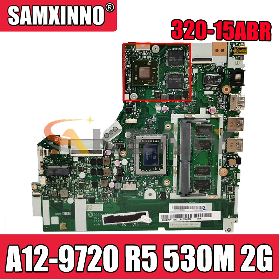 Подходит для Lenovo 320-15ABR, материнская плата для ноутбука, центральный процессор, GPU R5 530M 2G 100%
Подходит для Lenovo 320-15ABR, материнская плата для ноутбука, центральный процессор, GPU R5 530M 2G 100%
