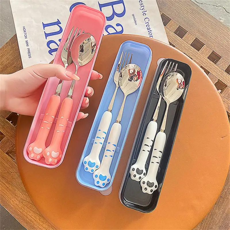 3in1 Portable Tableware Cutlery Dinner Set Travel Packaging with Storage Box Dinnerware Picnic Fork Spoon Bag Cat Paw Dinnerware
3in1 Portable Tableware Cutlery Dinner Set Travel Packaging with Storage Box Dinnerware Picnic Fork Spoon Bag Cat Paw Dinnerware