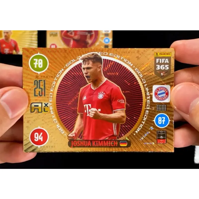 FIFA365 Ball Star Card Neymar Arnold Kimmich Premium Gold Panini Card Collection Figures Flash Card Board Gift Toy
FIFA365 Ball Star Card Neymar Arnold Kimmich Premium Gold Panini Card Collection Figures Flash Card Board Gift Toy