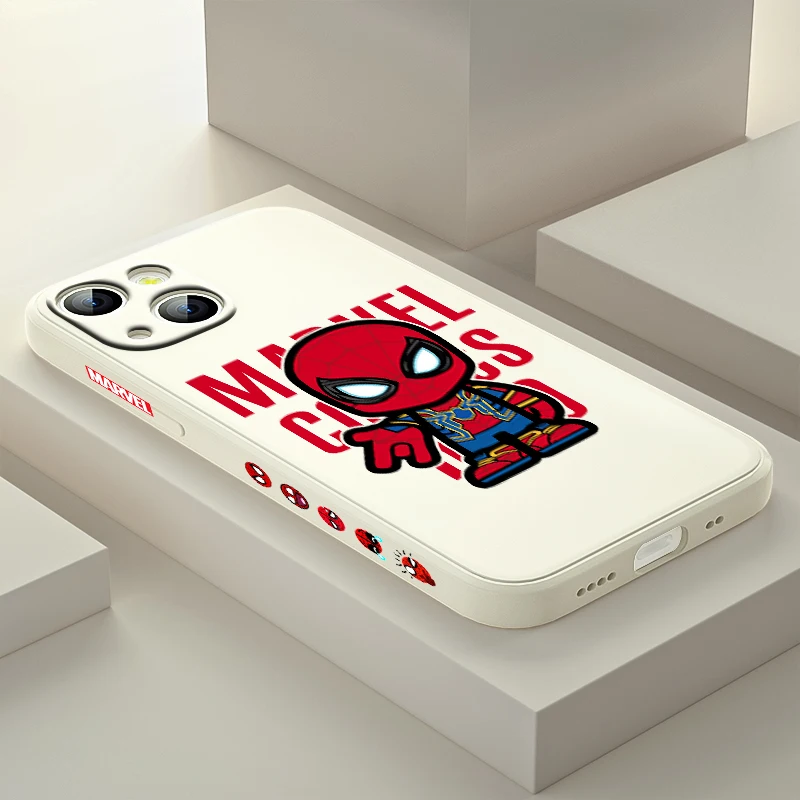 Cartoon Spiderman Avengers For Apple IPhone 13 12 Mini 11 Pro XS MAX XR X 8 7 6S SE Plus Liquid Left Silicone Phone Case
Cartoon Spiderman Avengers For Apple IPhone 13 12 Mini 11 Pro XS MAX XR X 8 7 6S SE Plus Liquid Left Silicone Phone Case