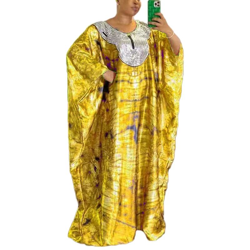 African Maxi Dress Women Batwing Sleeve Africa Kanga Clothing Fashion New Print Loose Robe African Dress Vestidos Scarf
African Maxi Dress Women Batwing Sleeve Africa Kanga Clothing Fashion New Print Loose Robe African Dress Vestidos Scarf