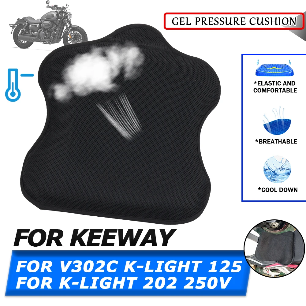 For Keeway V302C V302 C V 302 C K-Light 125 202 KLight 250V Motorcycle Accessories Gel Seat Cushion Breathable Air Pad Cover 
For Keeway V302C V302 C V 302 C K-Light 125 202 KLight 250V Motorcycle Accessories Gel Seat Cushion Breathable Air Pad Cover
