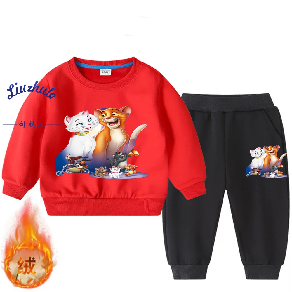 Mary Cat thickened Printed suit Boys Sweater Set 2022 Autumn winter Pullovers Children's Boys Big Children's All-match Two-Piece
Mary Cat thickened Printed suit Boys Sweater Set 2022 Autumn winter Pullovers Children's Boys Big Children's All-match Two-Piece