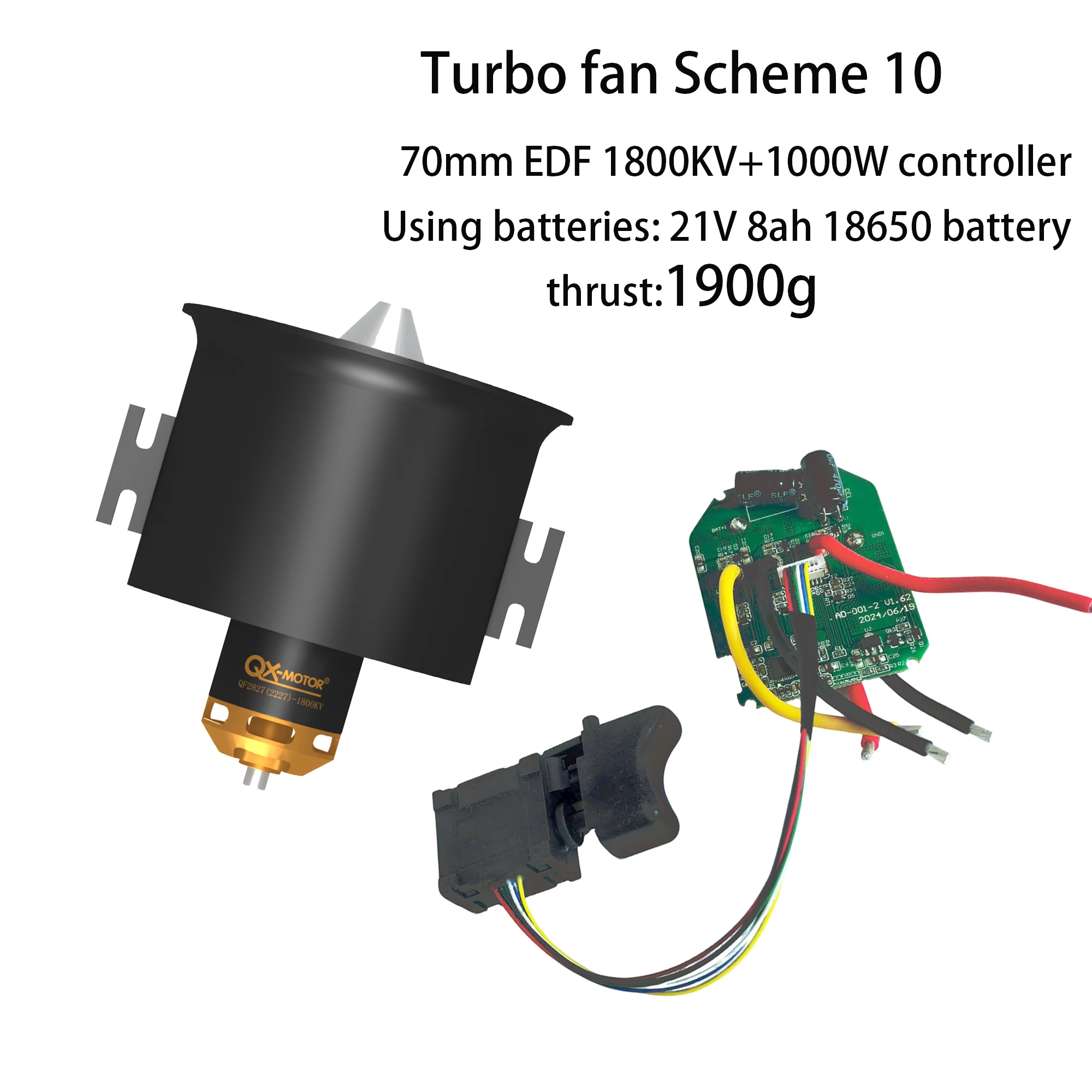 50/64/70 мм EDF Бесщеточный двигатель KIT 1000 Вт контроллер esc переключатель вентилятора для турбовентилятора
50/64/70 мм EDF Бесщеточный двигатель KIT 1000 Вт контроллер esc переключатель вентилятора для турбовентилятора