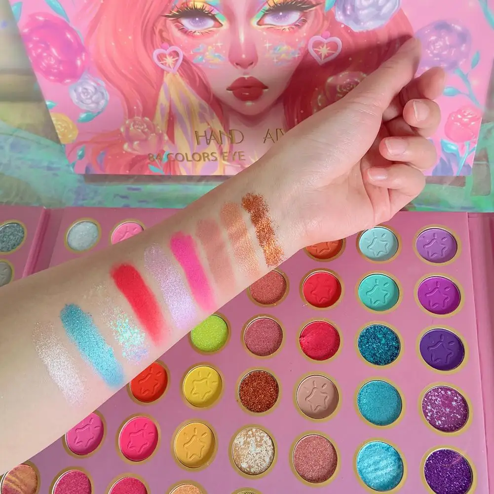 Eyeshadow Palette Pearlescent High Pigmentation Non-Fading Makeup Glitter Eyeshadows Powder for Female
Eyeshadow Palette Pearlescent High Pigmentation Non-Fading Makeup Glitter Eyeshadows Powder for Female