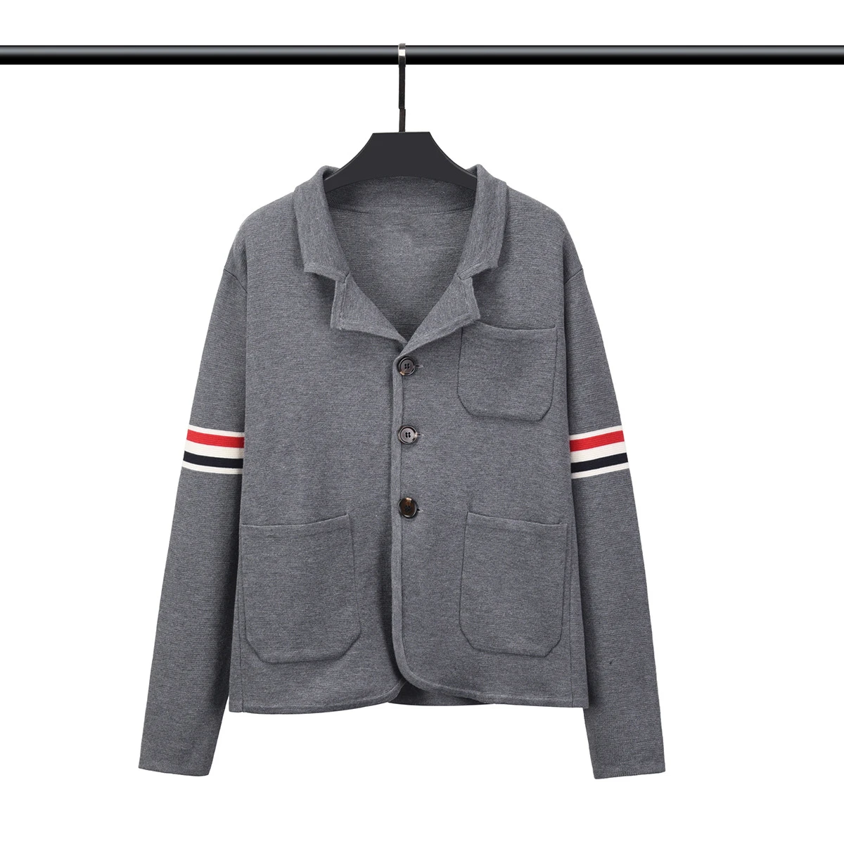TB THOM Men's Blazers New Arrival Korean Fashion Jackets Classic Armband Stripes Notched Collar Coat Formal Business Suit Jacket
TB THOM Men's Blazers New Arrival Korean Fashion Jackets Classic Armband Stripes Notched Collar Coat Formal Business Suit Jacket