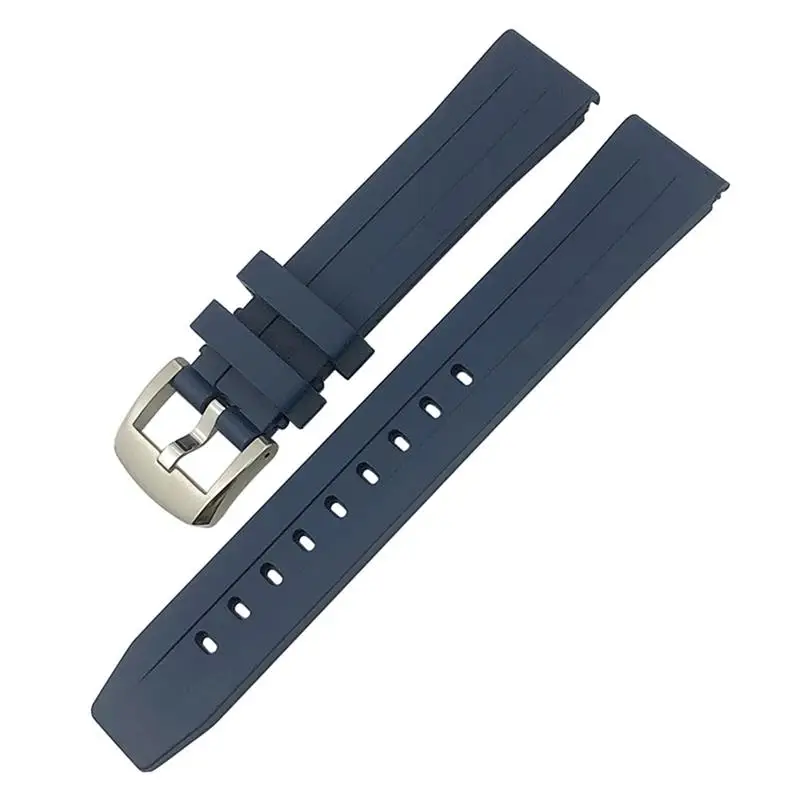 Ремешок силиконовый NFR для Tissot 1853 Seastar T120 T114 мягкий спортивный резиновый браслет
