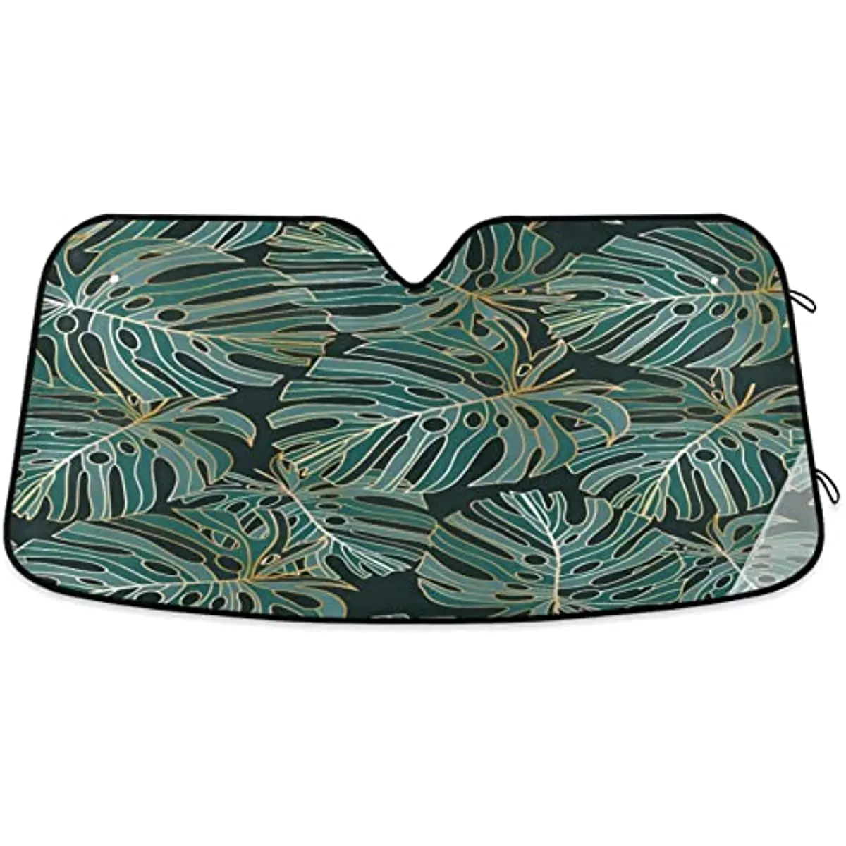 Dalzium Green Palm Leaves Car Windshield Sun Shade Car Front Window Sunshade Visor Protector Foldable Sun Reflector to Keep Your 
Dalzium Green Palm Leaves Car Windshield Sun Shade Car Front Window Sunshade Visor Protector Foldable Sun Reflector to Keep Your