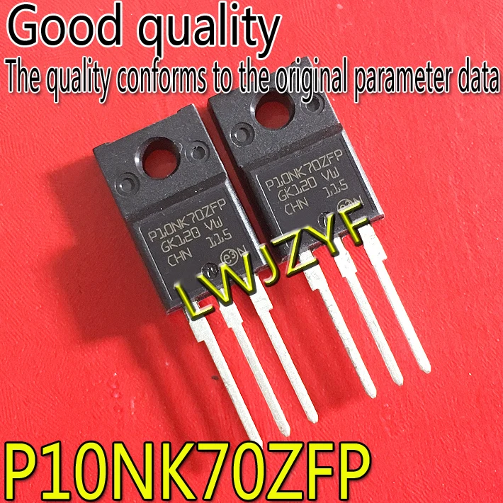

New P10NK70ZFP STP10NK70ZFP TO-220F 700V 8.6A MOSFET Fast shipping